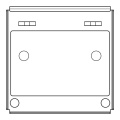Carrier Assembly - 3302697028 Support electronic Clock [Electrolux Aeg]